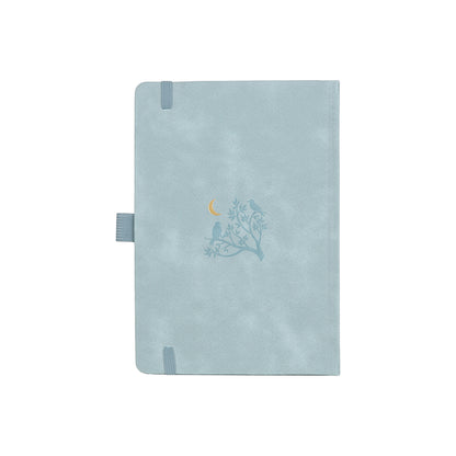 A5 Moonlight Melody Dot Grid Notebook - Light Blue