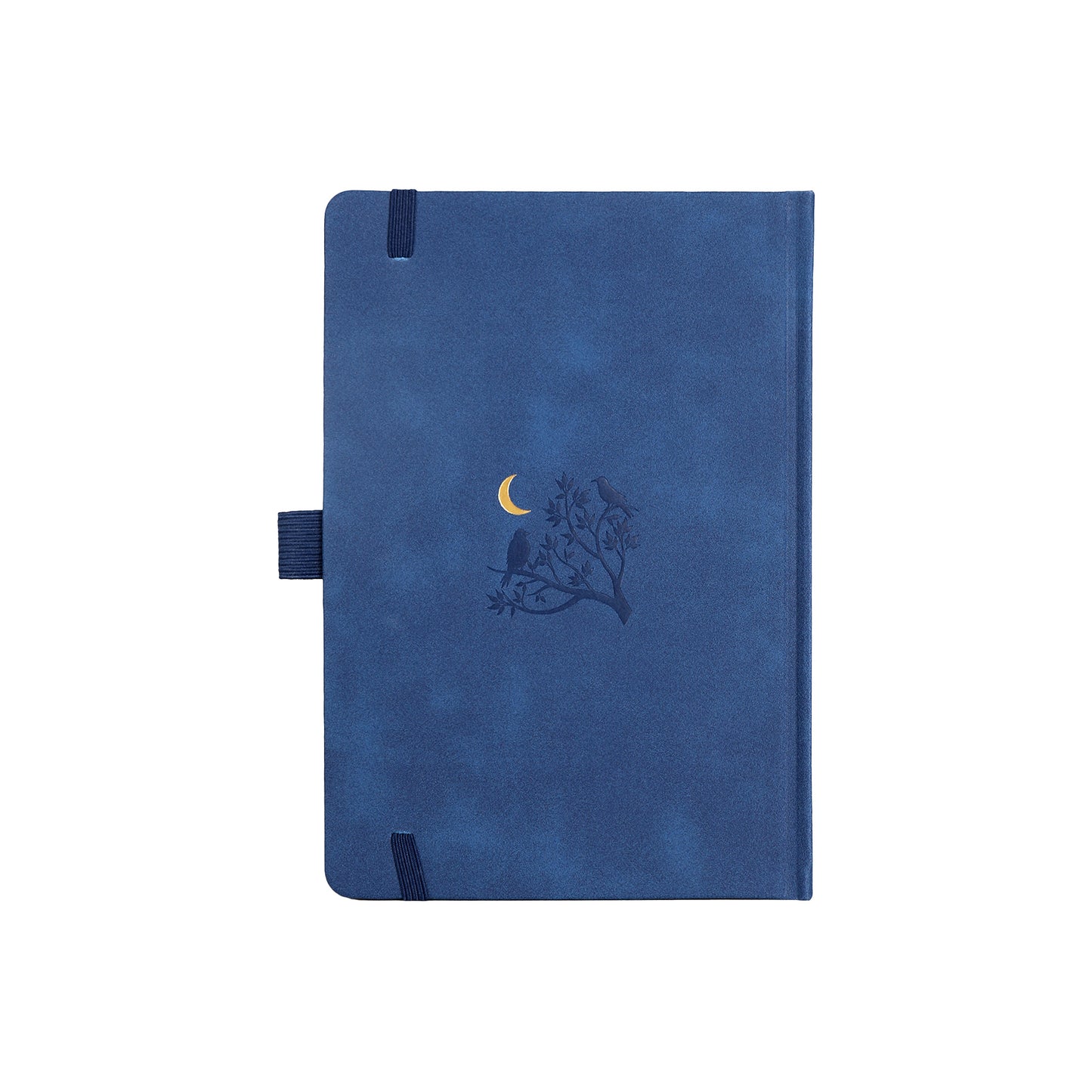 A5 Moonlight Melody Dot Grid Notebook - Navy