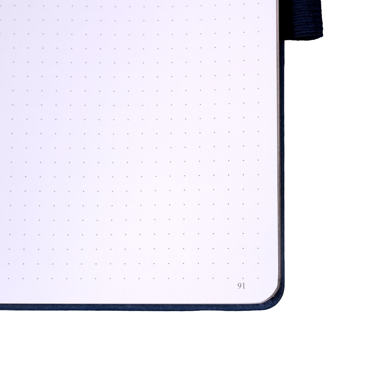 A5 Moonlight Melody Dot Grid Notebook - Navy