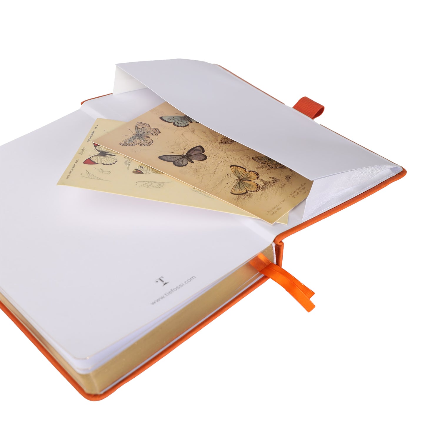 A5 Moonlight Melody Dot Grid Notebook - Orange