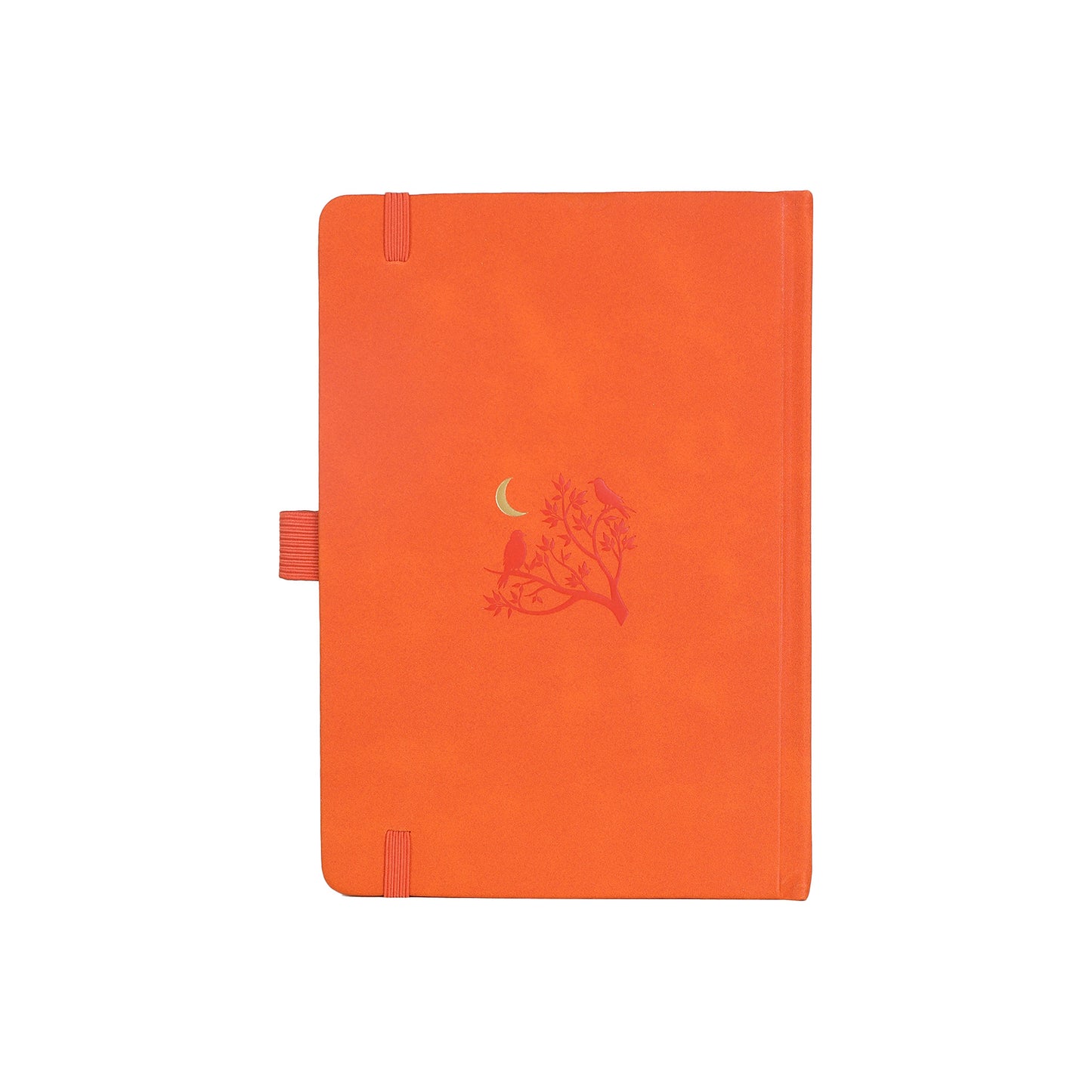 A5 Moonlight Melody Dot Grid Notebook - Orange