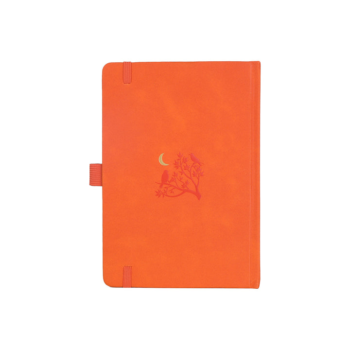 A5 Moonlight Melody Dot Grid Notebook - Orange