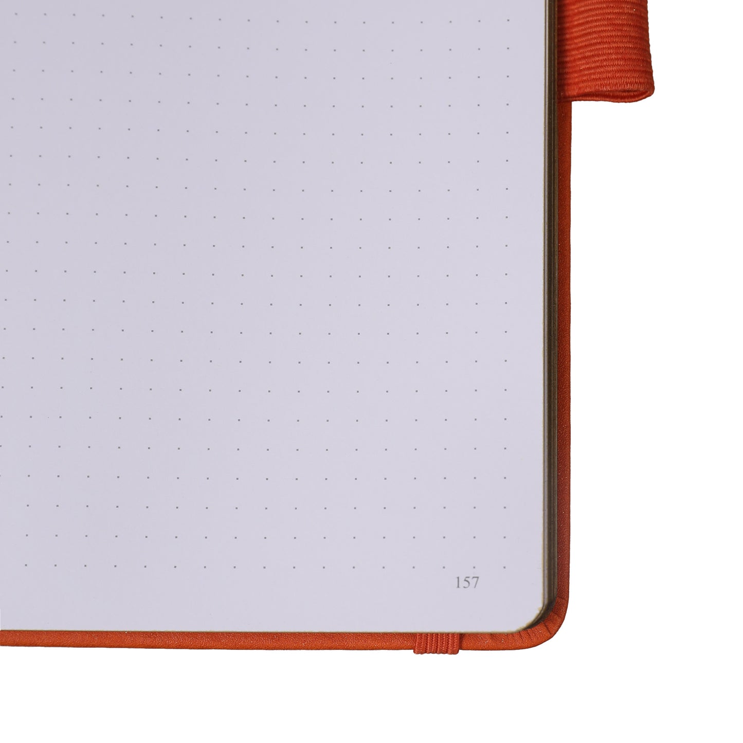 A5 Moonlight Melody Dot Grid Notebook - Orange