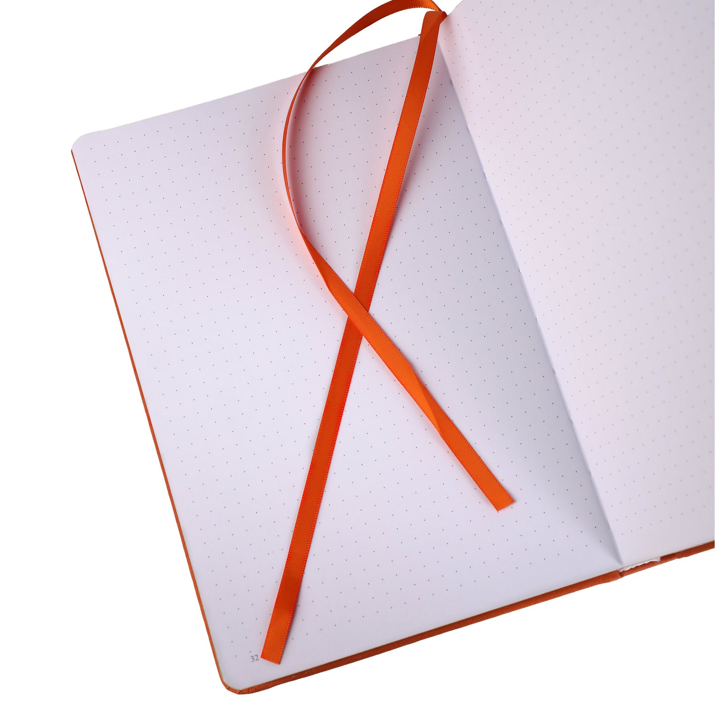 A5 Moonlight Melody Dot Grid Notebook - Orange