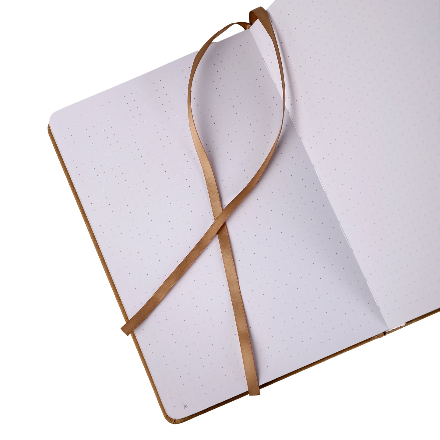 A5 Moonlight Melody Dot Grid Notebook - Sand