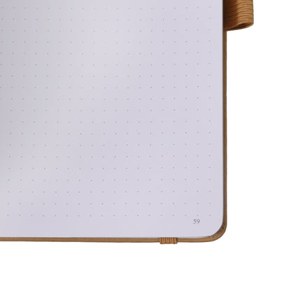 A5 Moonlight Melody Dot Grid Notebook - Sand