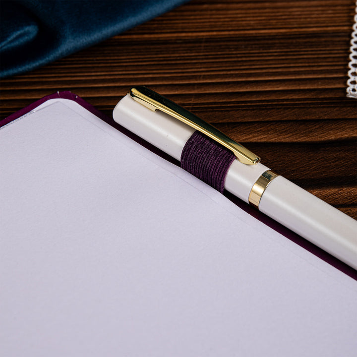 A5 Papilio Lined Notebook - Purple