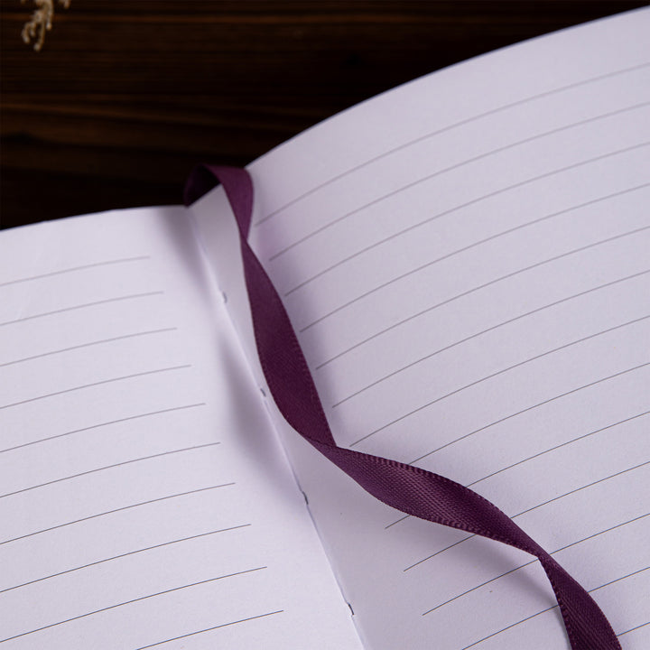 A5 Papilio Lined Notebook - Purple