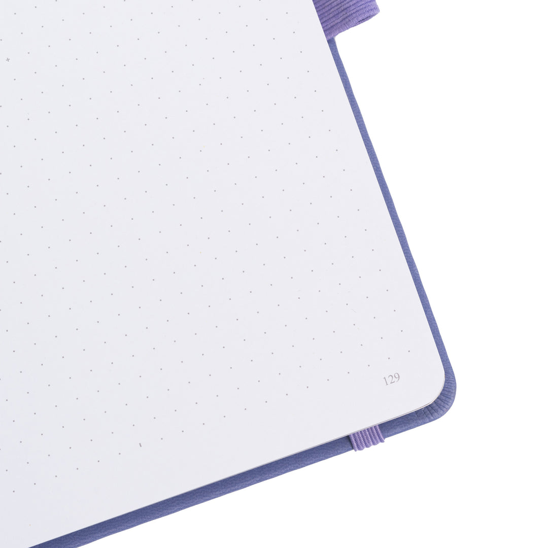 A5 Sakura & Cat Notebook - Deep Purple