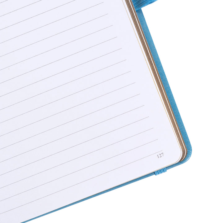 A5 Sakura & Cat Notebook - Lake Blue