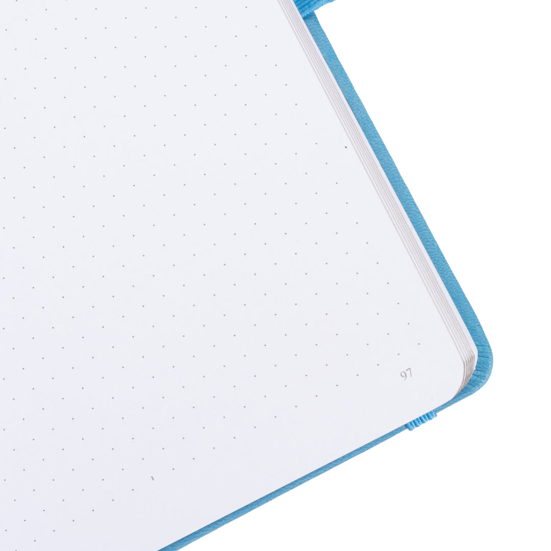 A5 Sakura & Cat Notebook - Lake Blue