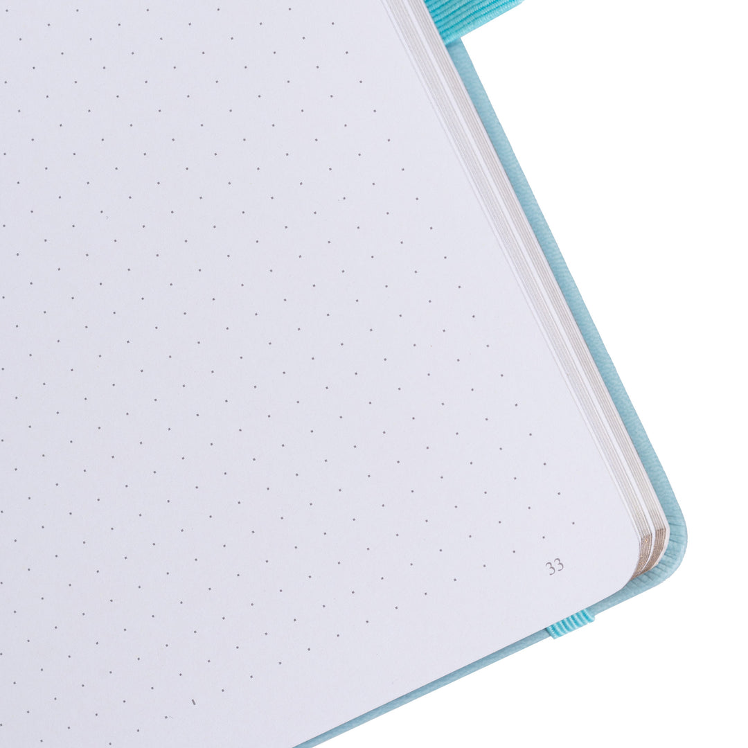 A5 Sakura & Cat Notebook - Light Blue