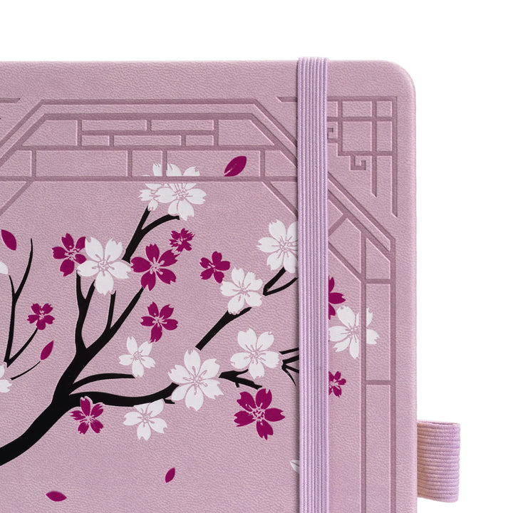A5 Sakura & Cat Notebook - Pink