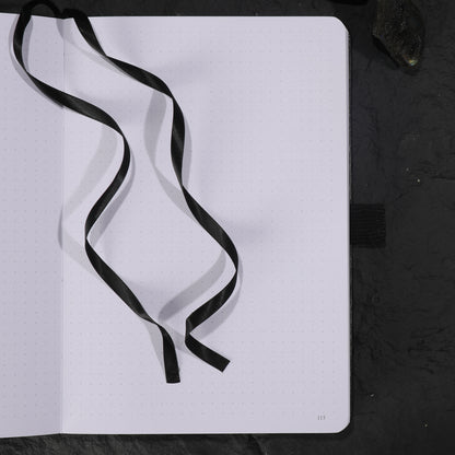 A5 Solunara Dot Grid Notebook - Black Gold