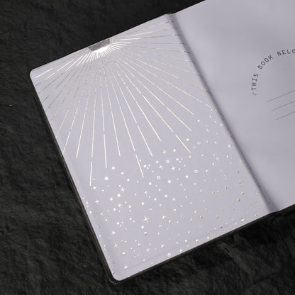 A5 Solunara Dot Grid Notebook - Black Silver