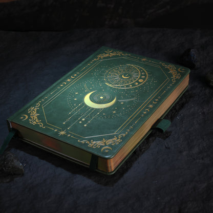 A5 Solunara Dot Grid Notebook - Green