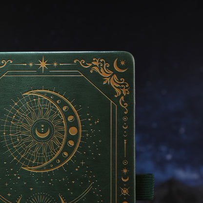 A5 Solunara Dot Grid Notebook - Green