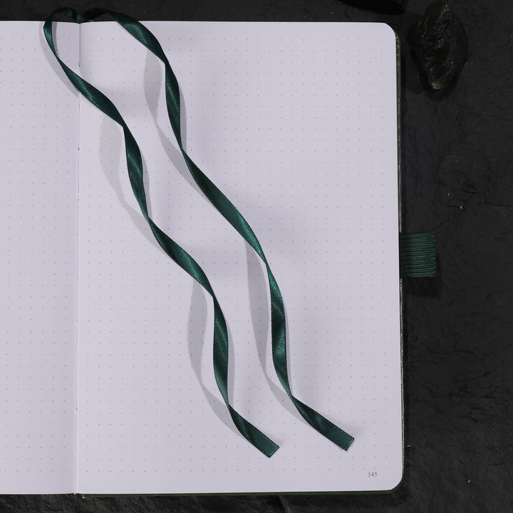 A5 Solunara Dot Grid Notebook - Green