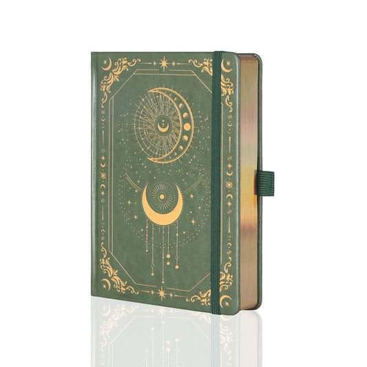 A5 Solunara Dot Grid Notebook - Green