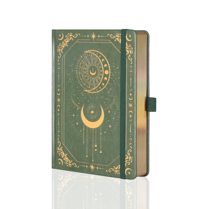 A5 Solunara Dot Grid Notebook - Green