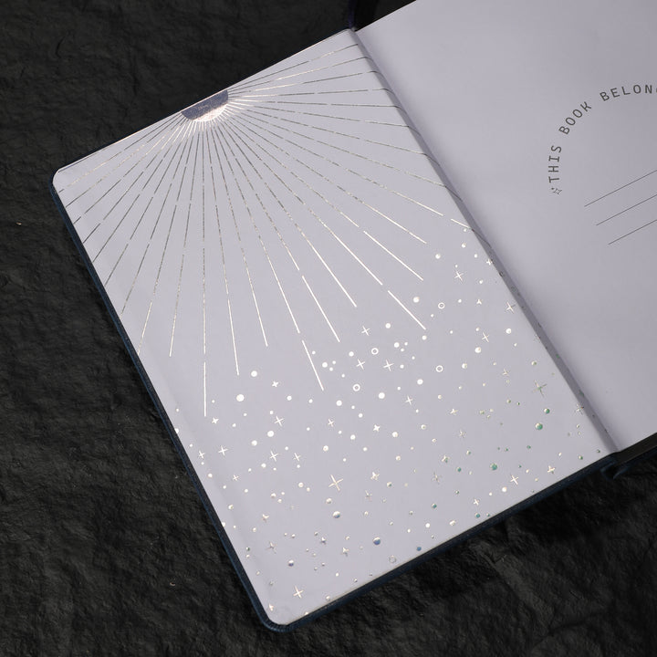 A5 Solunara Lined Notebook - Navy