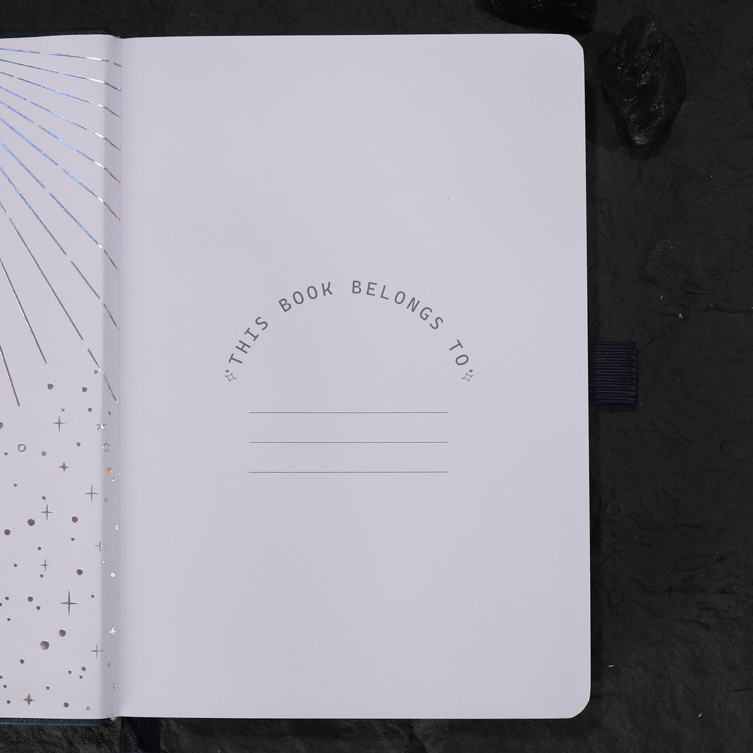 A5 Solunara Lined Notebook - Navy