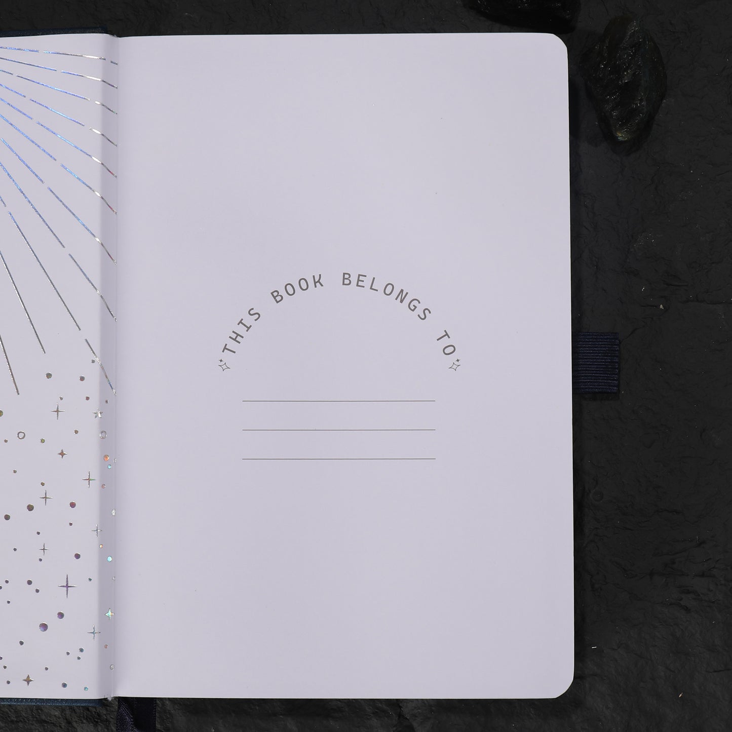 A5 Solunara Dot Grid Notebook - Navy