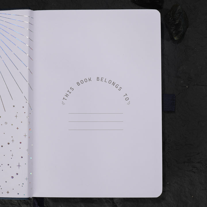 A5 Solunara Lined Notebook - Navy
