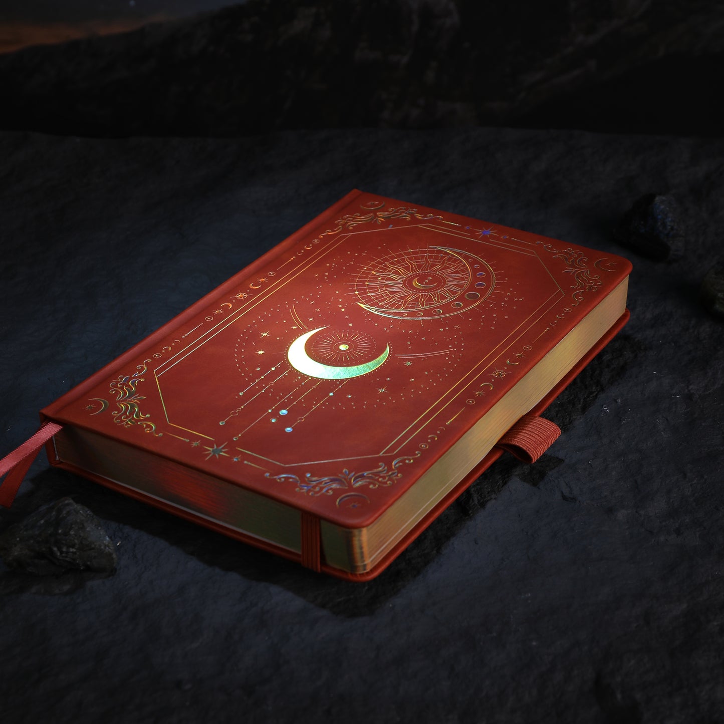 A5 Solunara Dot Grid Notebook - Orange