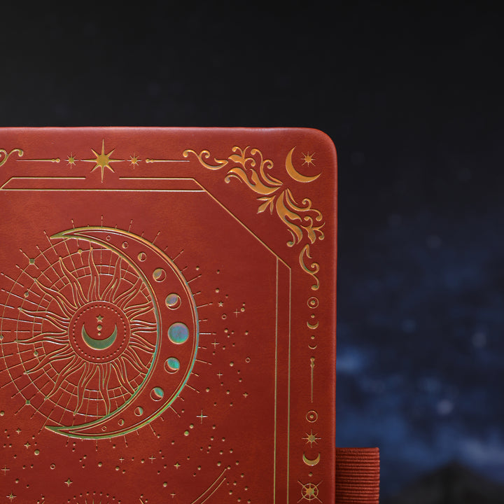 A5 Solunara Dot Grid Notebook - Orange