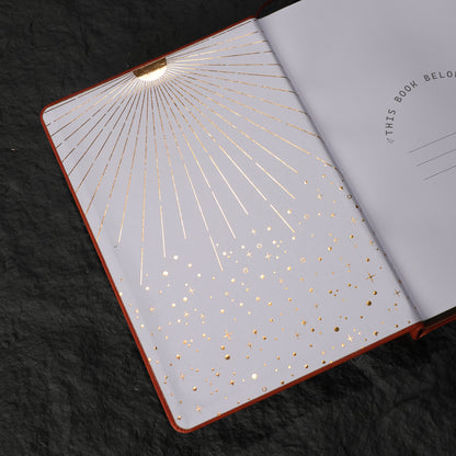 A5 Solunara Dot Grid Notebook - Orange