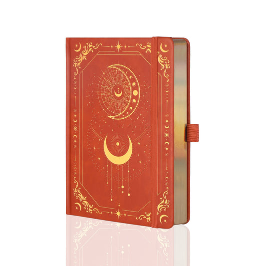 A5 Solunara Dot Grid Notebook - Orange