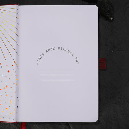A5 Solunara Dot Grid Notebook - Red