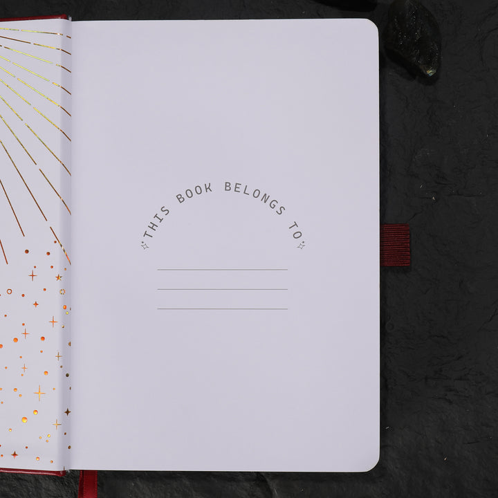 A5 Solunara Dot Grid Notebook - Red