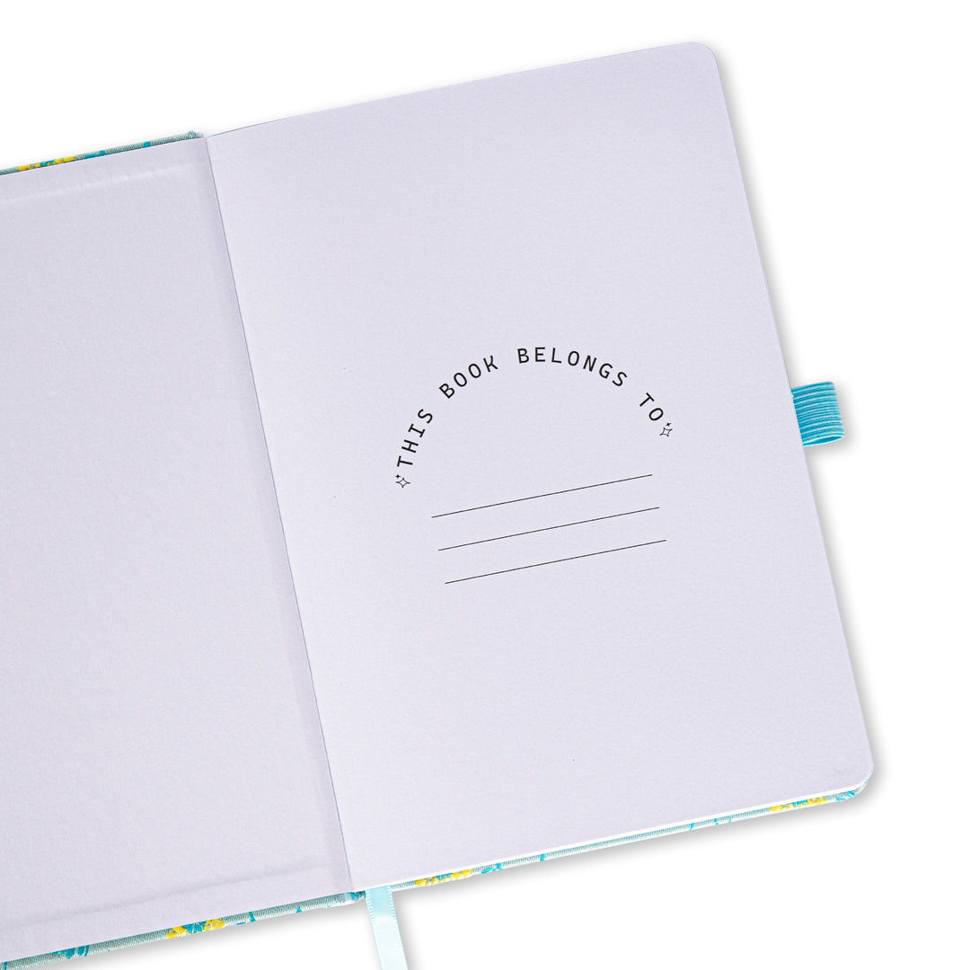 A5 Song Brocade Dot Grid Bullet Journal - Blue