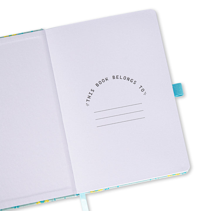 A5 Song Brocade Dot Grid Bullet Journal - Blue