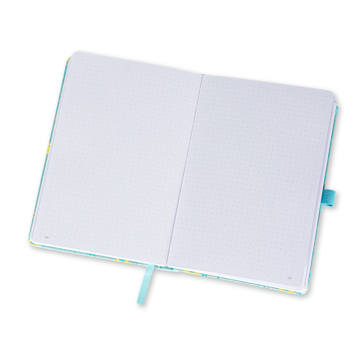 A5 Song Brocade Dot Grid Bullet Journal - Blue