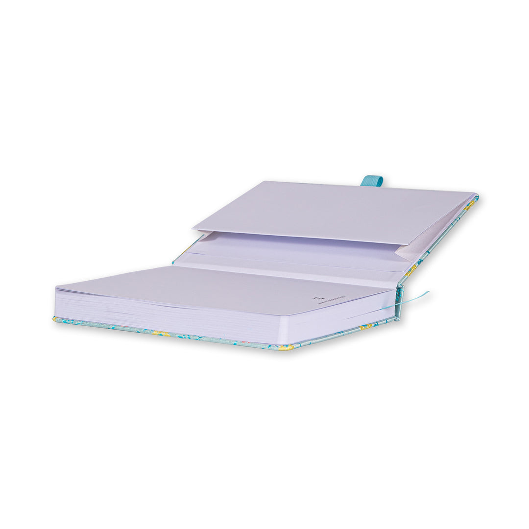 A5 Song Brocade Dot Grid Bullet Journal - Blue