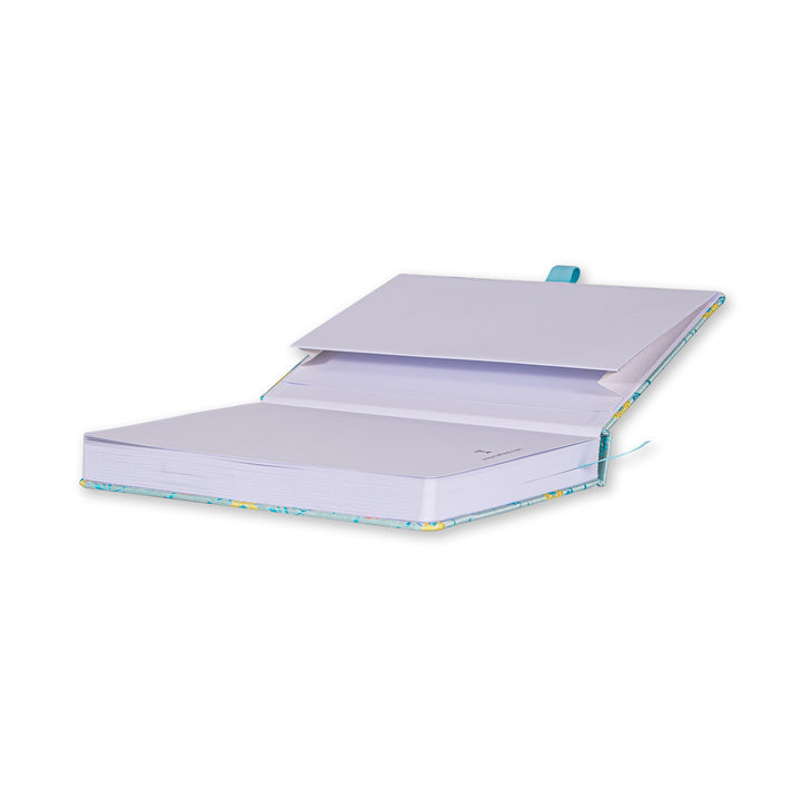 A5 Song Brocade Dot Grid Bullet Journal - Blue