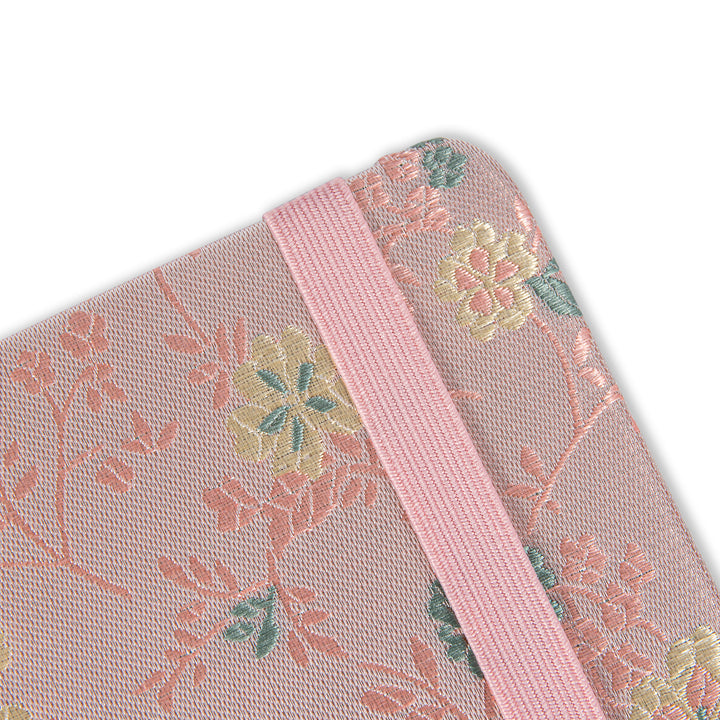 A5 Song Brocade Dot Grid Bullet Journal - Pink