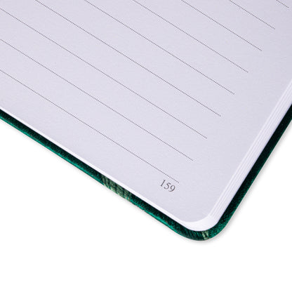 A5 Song Brocade Lined Notebook - Green