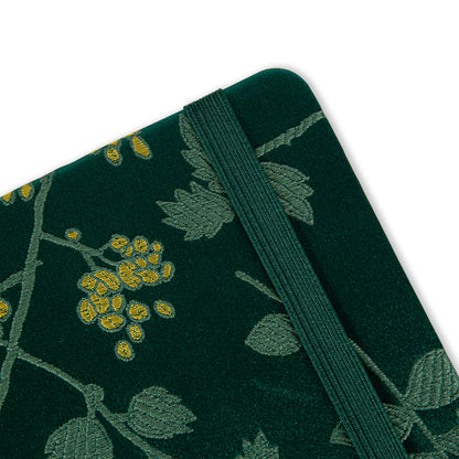 A5 Song Brocade Lined Notebook - Green