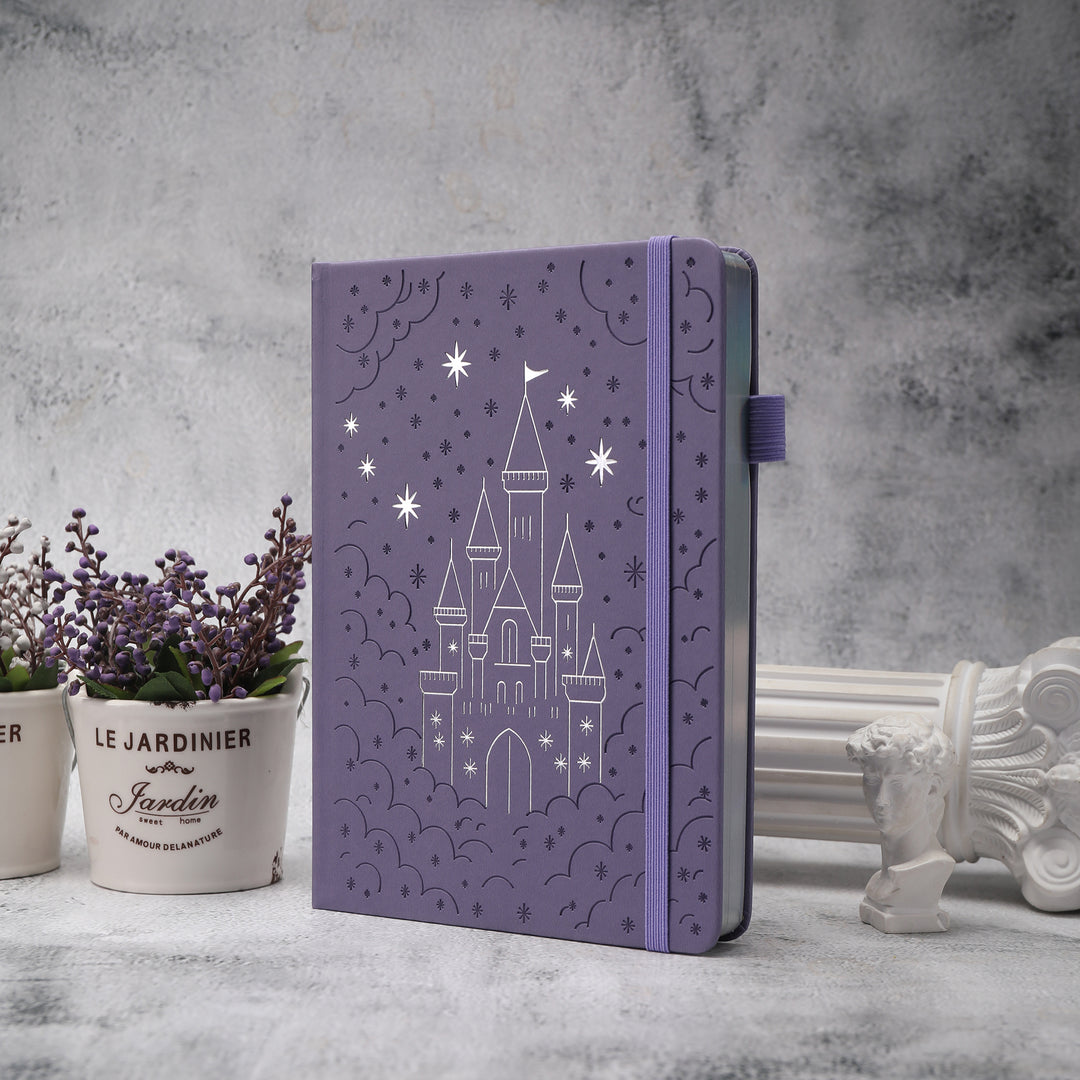 A5 Starry Castle Dream Dot Grid Notebook