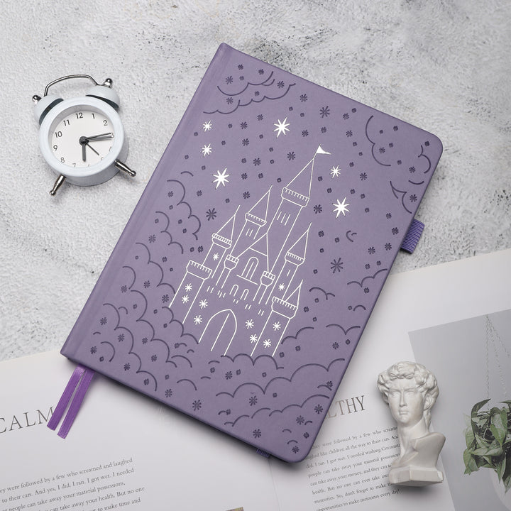 A5 Starry Castle Dream Dot Grid Notebook