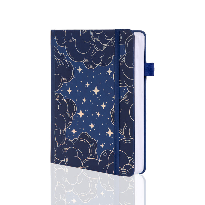 A5 Starry Sky Dot Grid Notebook - Blue
