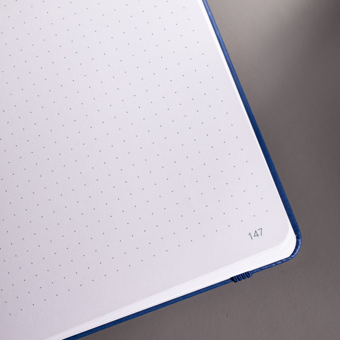 A5 Starry Sky Dot Grid Notebook - Blue