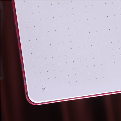 A5 Sun & Moon Dot Grid Notebook - Purple