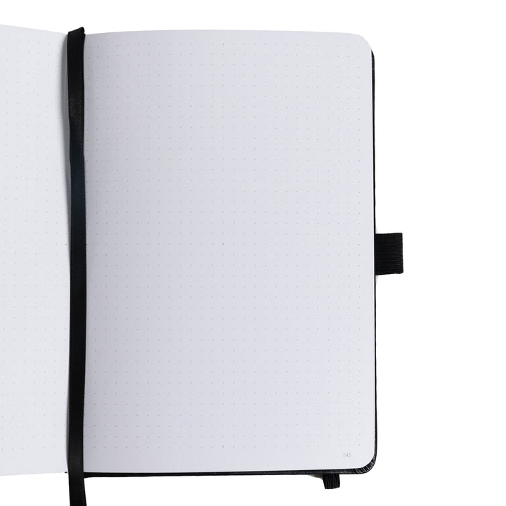 A5 Tree of Life Dot Grid Notebook - Black