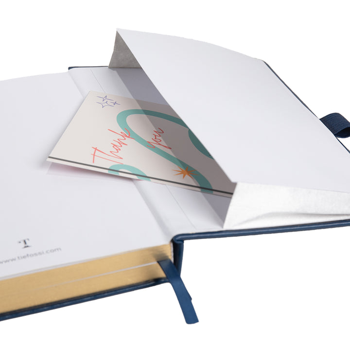A5 Tree of Life Dot Grid Notebook - Deep Blue