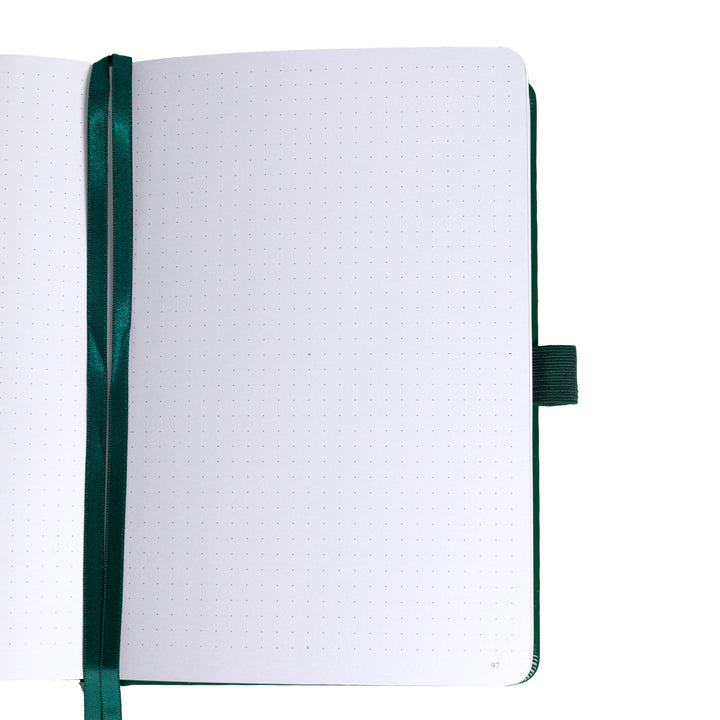 A5 Tree of Life Dot Grid Notebook - Green